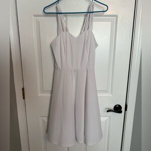 Grace Karin White Sweetheart Midi Dress